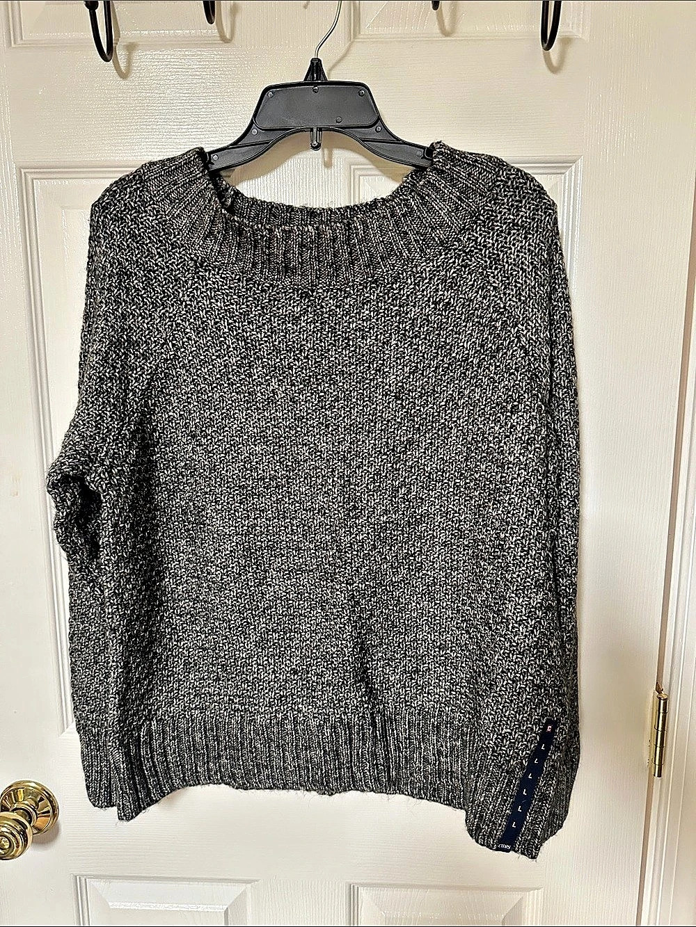 Chaps Gray Crew Neck Sweater